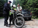 Zátah policie na idie, kteí neoprávnné vjídjí na lesní cesty v Beskydech.