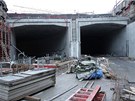 Tunel Blanka - Výjezd z tunelu na Letné