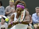SÍLA. Serena Williamsová v zápase s Barborou Záhlavovou-Strýcovou.