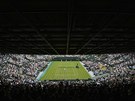 NETRADINÍ POHLED. Líbí se vám takovýhle pohled na tenis ve Wimbledonu?