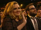 Adele s přítelem Simonem Koneckim (2014)