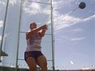 Kladivářka Kateřina Šafránková na mistrovství Evropy v Helsinkách. 