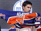 JEDNIKA ROKU 2012. Ruský útoník Nail Jakupov je pro Edmonton i celou NHL