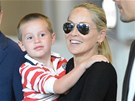 Sharon Stone a její syn Quinn (28. ervna 2012)