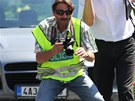 Policisté rekonstruují beznovou nehodu lobbisty Romana Janouka, pi ní
