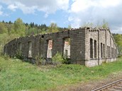 Bývalé železniční depo v Kořenově