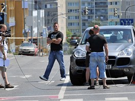 Rekonstrukce nehody, pi kter podle policie opil lobbista Roman Janouek