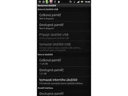 Systm smartphonu Sony Xperia P