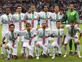 FAVORITÉ. Portugalský tým před čtvrtfinále Eura proti Česku