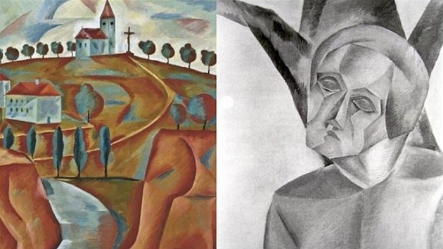 Oboustranný obraz od Jind�icha �tyrského
