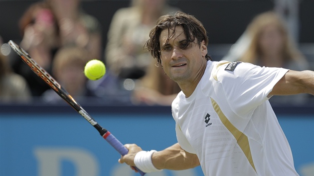 David Ferrer na turnaji v Hertogenboschi