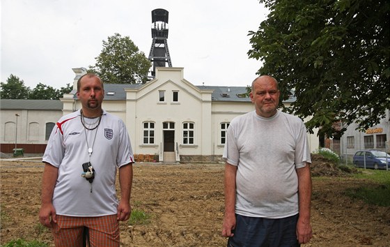 Vladimír Mía (vlevo) a Ivo Moravec mají nový domov v areálu bývalého Dolu