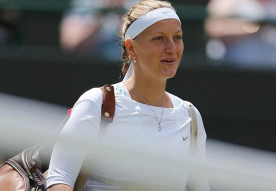 USMVAVÁ. Petra Kvitová ve Wimbledonu.