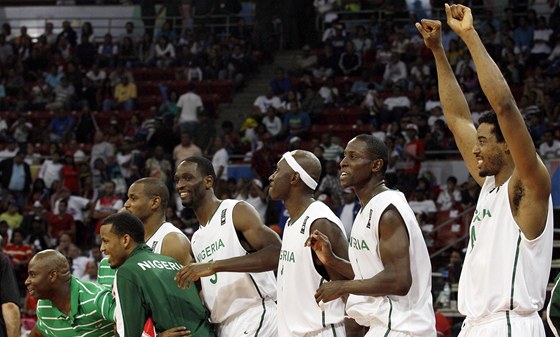 Basketbalisté Nigérie jsou v euforii. Práv porazili Dominikánskou republiku a