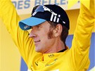 Bradley Wiggins  se po sedmé etap Tour de France dostal do ela prbného