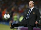 TAKY DO TOHO UMÍM KOPNOUT. Kou panlska Vicente del Bosque si i v polobotkách