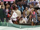JDE SE DO SUCHA. Finalistky enské dvouhry Serena Williamsová a Agnieszka