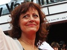 Oscarová hereka Susan Sarandonová na erveném koberci ped uvedením filmu...