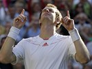 POVEDLO SE MI TO. Andy Murray je prvním britským finalistou muské dvouhry ve