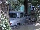 Následky niivých záplav v ruském mst Krymsk