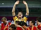 VYNÍVAJÍCÍ. Pod kapitánem Ikerem Casillasem zaívá panlský fotbal zlatou éru.