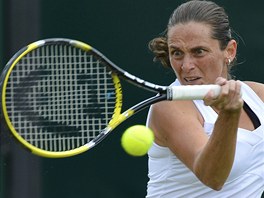 TO ZVLDNU. Roberta Vinciov v osmifinle Wimbledonu.