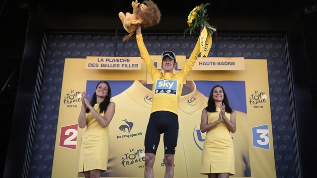 POTLESK PRO NOVÉHO LÍDRA. Bradley Wiggins  se po sedmé etap� Tour de France