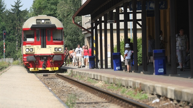 Vlakové nádraží v Třebíči