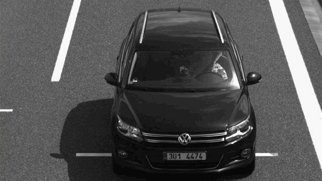 Pátrání po unesené Michale Janové. Auto, kterým jel únosce.