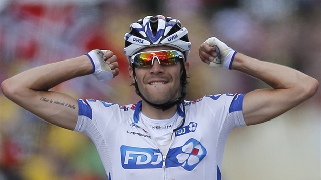 NEJMLAD�Í BYL NEJLEP�Í. Francouz Thibaut Pinot sice je nejmlad�ím jezdcem v