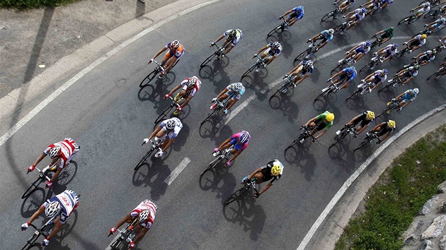 peloton Tour de France v 1. etap
