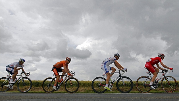 uprchlíci v prbhu 5. etapy cyklistické Tour de France