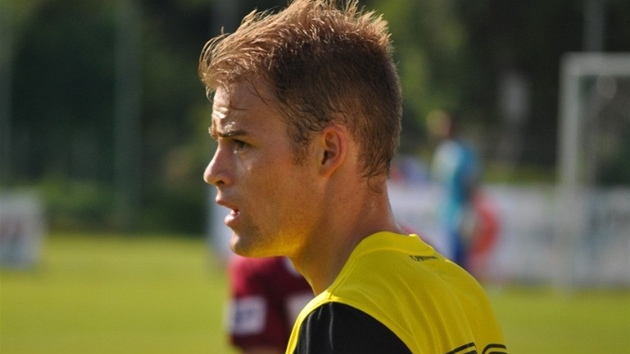 Pablo Gil ve spar�anském dresu b�hem soust�ed�ní v Rakousku.