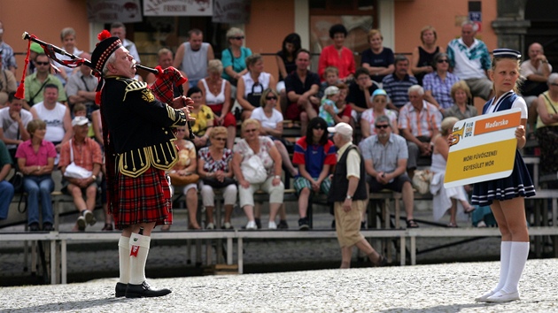 Maarský dechový orchestr Móri Fúvószenei Egyesület Mór na festivalu orchestr