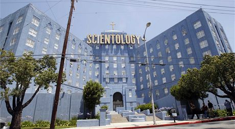 Chrm scientolog v Los Angeles.