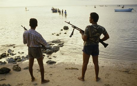 Tamiltí tygi na archivním snímku. Konflikt na rí Lance skonil v roce 2009
