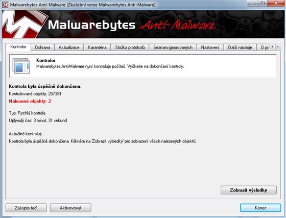 Malwarebytes Anti-Malware Free