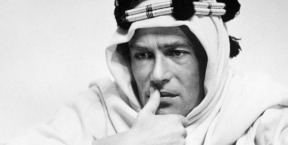 Peter O'Toole ve filmu Lawrence z Arábie (1961)