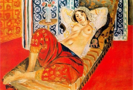 Henri Matisse - Odaliska v ervených kalhotách