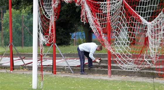 Píprava fotbalového stadionu Pod Vinicí na druhou ligu