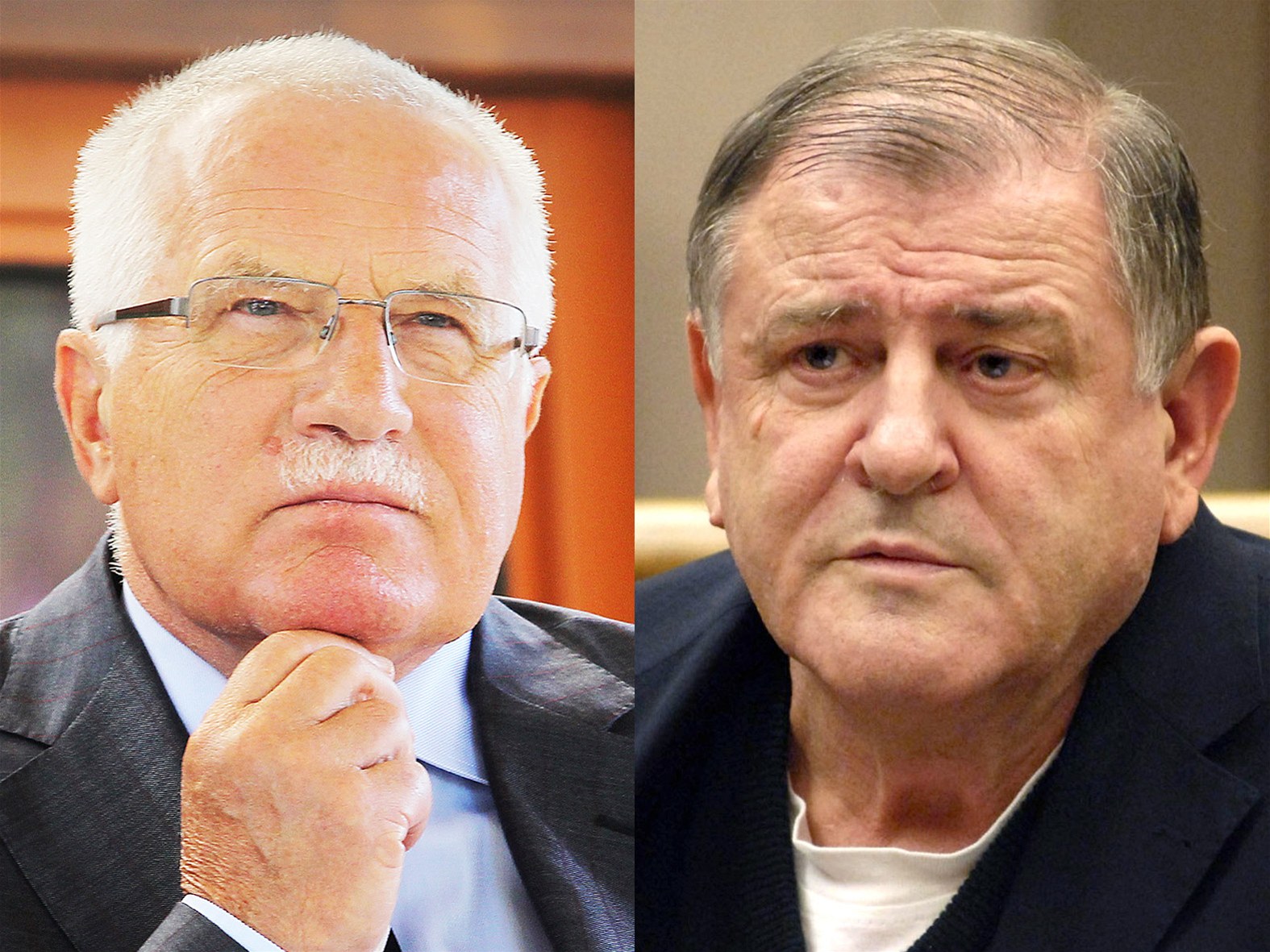 Václav Klaus a Vladimír Me�iar