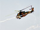 Helikoptéra syrské armády bhem leteckého cviení 