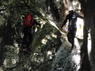 Malý skok pi canyoningu za mstekem Claut na severu Itálie 