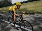 lutý Bradley Wiggins v prbhu 10. etapy Tour de France