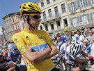 Bradley Wiggins na startu 10. etapy Tour de France