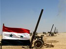 Oficiální snímek cviení syrské armády na blíe neupesnném míst (11.