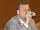 Ministr financí Miroslav Kalousek (TOP 09) a premiér Petr Neas (ODS) se