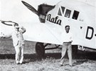 S letadlem Junkers Tomáš Baťa létal pravidelně. Ovšem jeden let se mu stal...