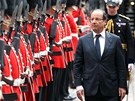 Francouzský prezident Francois Hollande se na návtv Velké Británie setkal i