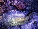 Sádrovcové jeskyn v Ternopilské oblasti na Ukrajin